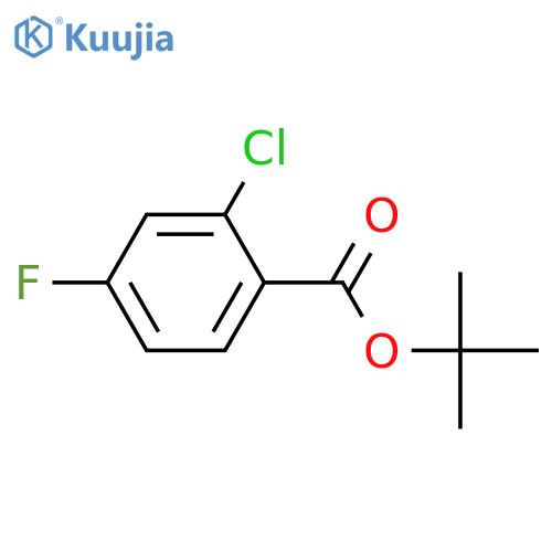 tert-Butyl 2-chloro-4-fluorobenzoate structure