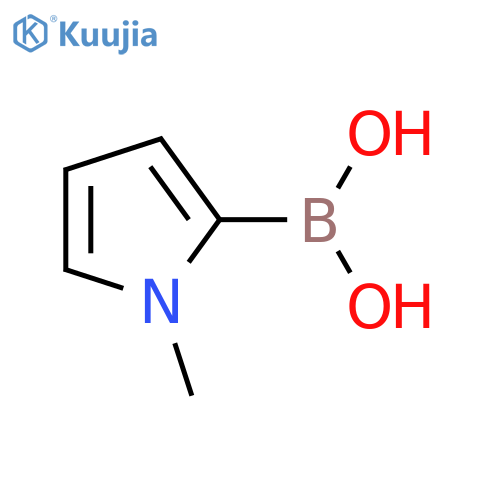 (1-Methyl-1H-pyrrol-2-yl)boronic acid structure