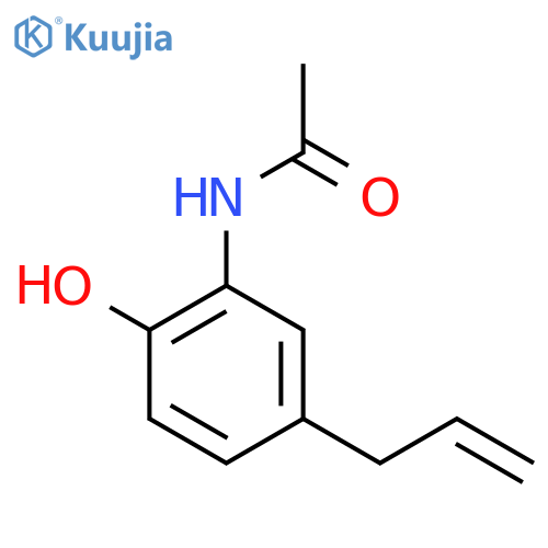 N-(5-allyl-2-hydroxyphenyl)acetamide structure