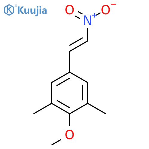 2-methoxy-1,3-dimethyl-5-(2-nitroethenyl)benzene structure