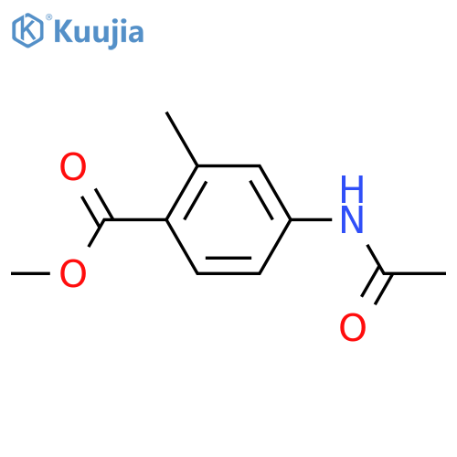 Methyl 4-Acetylamino-2-methylbenzate structure
