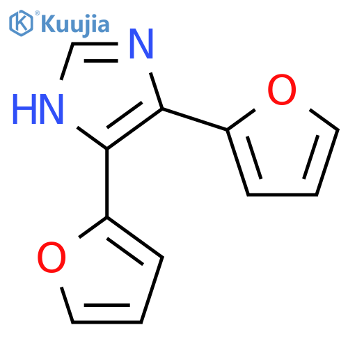 1H-IMIDAZOLE, 4,5-DI-2-FURANYL- structure