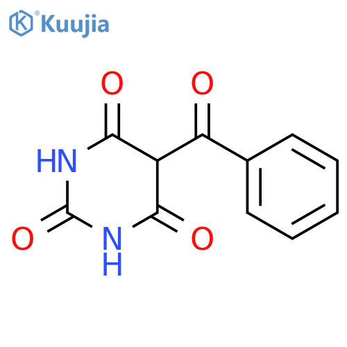 2,4,6(1H,3H,5H)-Pyrimidinetrione, 5-benzoyl- structure