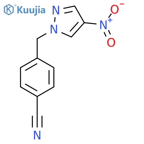 4-[(4-Nitro-1H-pyrazol-1-yl)methyl]benzonitrile structure