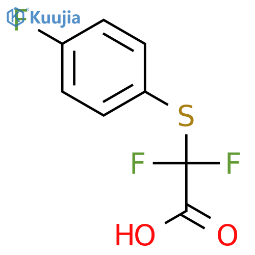 Acetic acid, difluoro[(4-fluorophenyl)thio]- structure