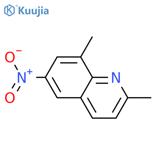2,8-dimethyl-6-nitroquinoline structure