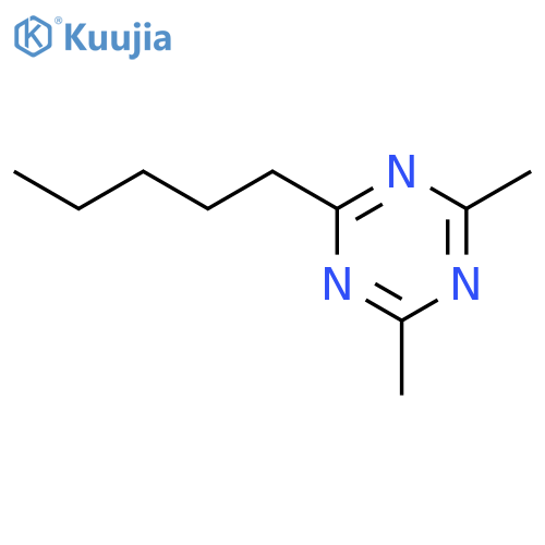 1,3,5-Triazine, 2,4-dimethyl-6-pentyl- structure