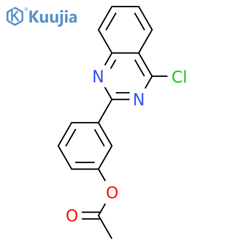 3-(4-Chloroquinazolin-2-yl)phenyl acetate structure