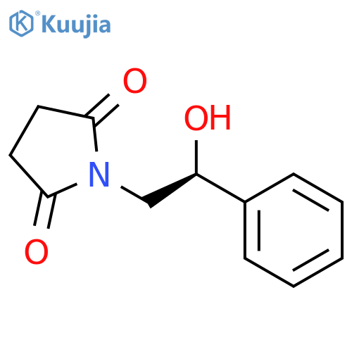 2,5-PYRROLIDINEDIONE, 1-[(2S)-2-HYDROXY-2-PHENYLETHYL]- structure