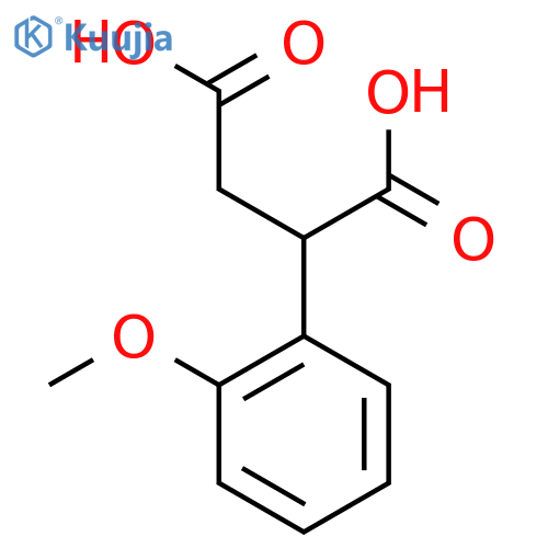 2-(2-methoxyphenyl)butanedioic Acid structure