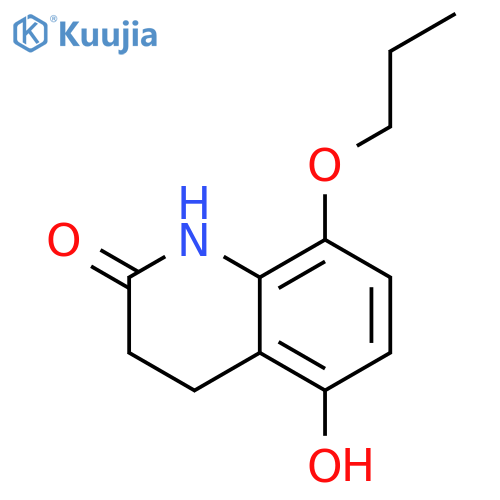 2(1H)-QUINOLINONE, 3,4-DIHYDRO-5-HYDROXY-8-PROPOXY- structure