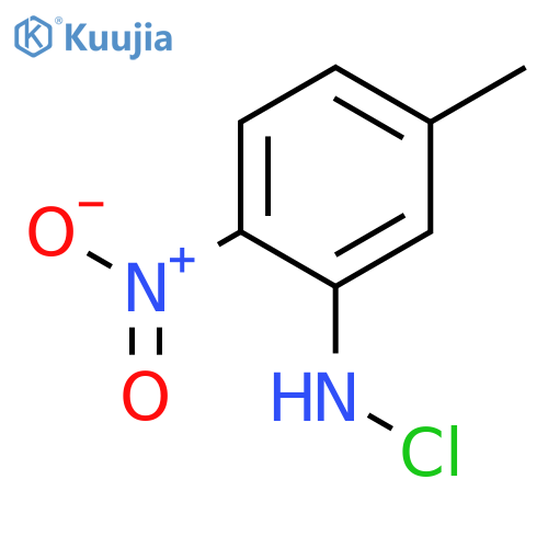 BENZENAMINE, N-CHLORO-5-METHYL-2-NITRO- structure