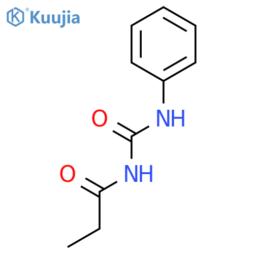 Propanamide, N-[(phenylamino)carbonyl]- structure