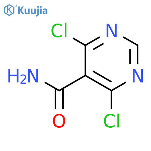 4,6-Dichloropyrimidine-5-carboxamide structure