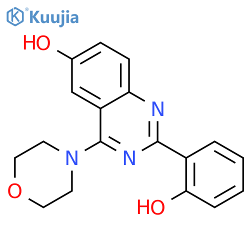 6-Quinazolinol, 2-(2-hydroxyphenyl)-4-(4-morpholinyl)- structure