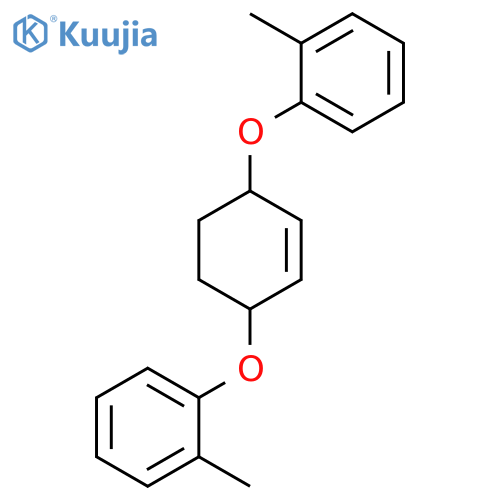Benzene, 1,1'-[2-cyclohexene-1,4-diylbis(oxy)]bis[2-methyl- structure