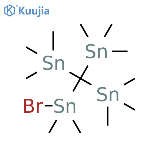 Stannane, [(bromodimethylstannyl)methylidyne]tris[trimethyl- structure