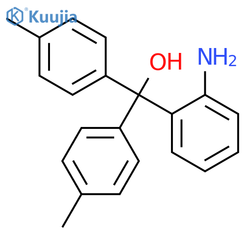 (2-Aminophenyl)bis(4-methylphenyl)methanol structure