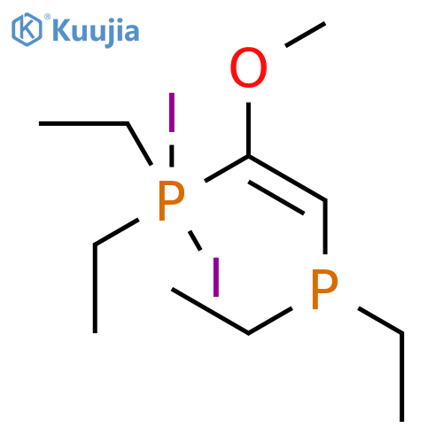 PHOSPHORANE, [2-(DIETHYLPHOSPHINO)-1-METHOXYETHENYL]DIETHYLDIIODO- structure
