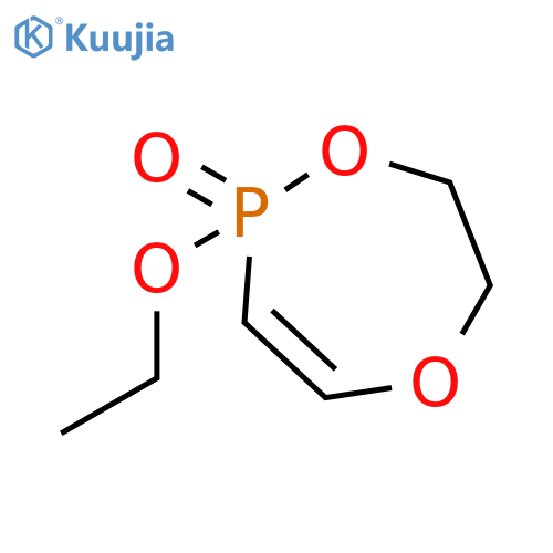 2H-1,5,2-Dioxaphosphepin, 2-ethoxy-6,7-dihydro-, 2-oxide structure