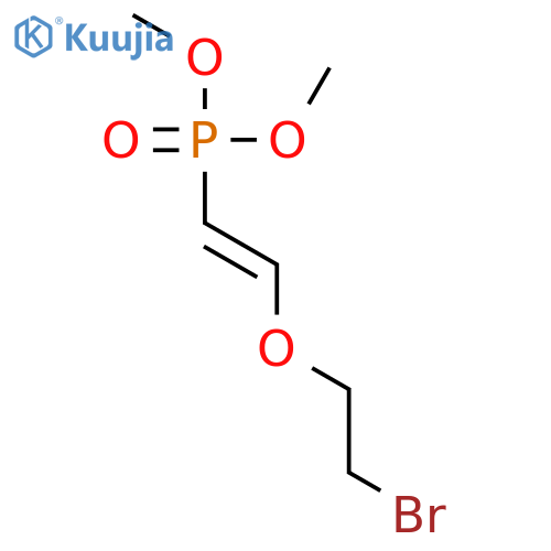 Phosphonic acid, [2-(2-bromoethoxy)ethenyl]-, dimethyl ester structure