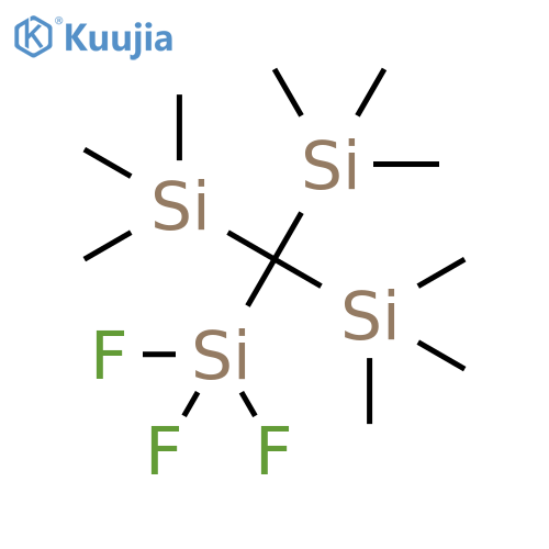 Silane, [(trifluorosilyl)methylidyne]tris[trimethyl- structure