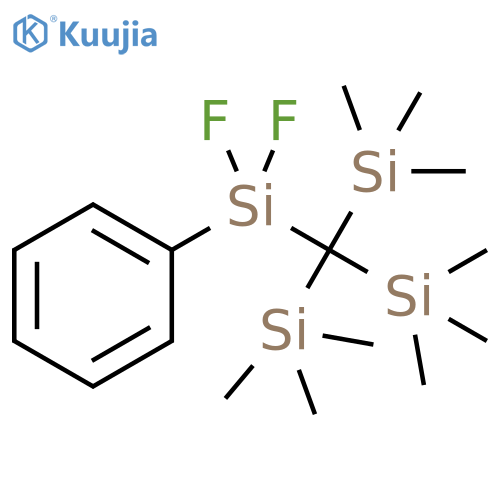 Silane, [(difluorophenylsilyl)methylidyne]tris[trimethyl- structure