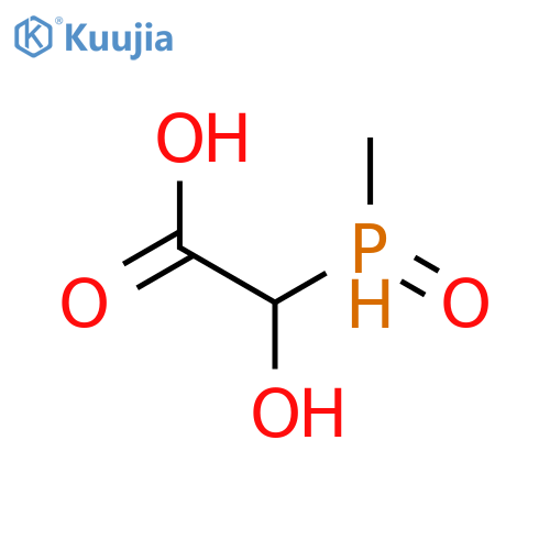 2-(dimethylphosphoryl)-2-hydroxyacetic acid structure
