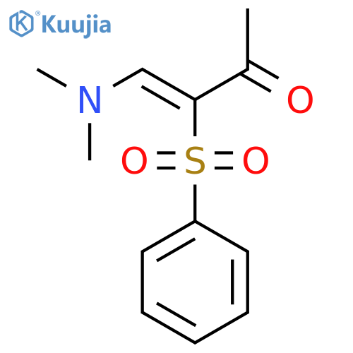 3-(Benzenesulfonyl)-4-(dimethylamino)but-3-en-2-one structure