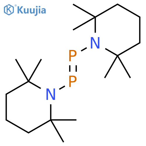 Piperidine, 1,1'-(1,2-diphosphenediyl)bis[2,2,6,6-tetramethyl- structure