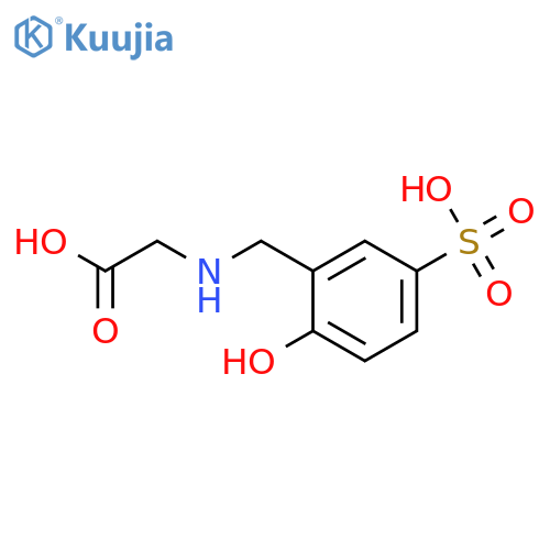 GLYCINE, N-[(2-HYDROXY-5-SULFOPHENYL)METHYL]- structure