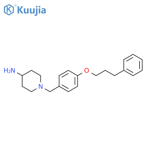 4-Piperidinamine, 1-[[4-(3-phenylpropoxy)phenyl]methyl]- structure