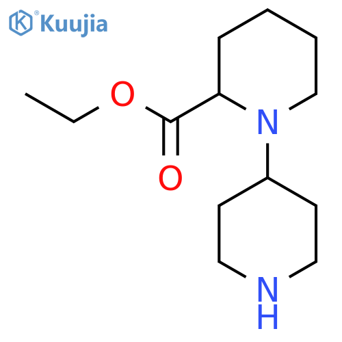 1,4'Bipiperidinyl-2-carboxylicacidethylester structure
