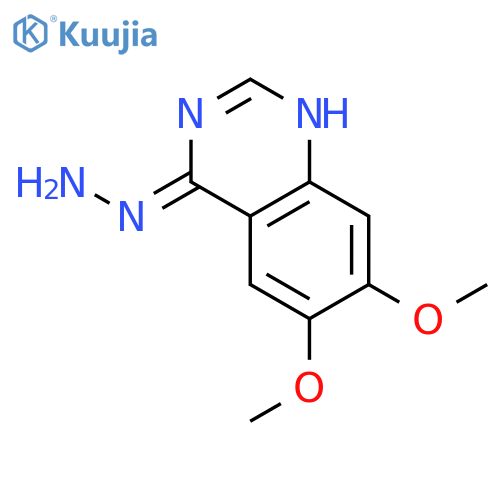 4(1H)-Quinazolinone, 6,7-dimethoxy-, hydrazone structure