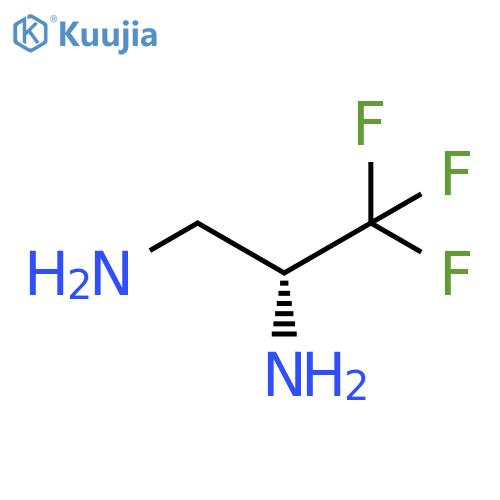 1,2-Propanediamine, 3,3,3-trifluoro-, (2R)- structure