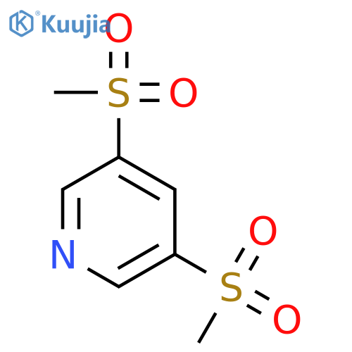 3,5-Di(methanesulfonyl)pyridine structure