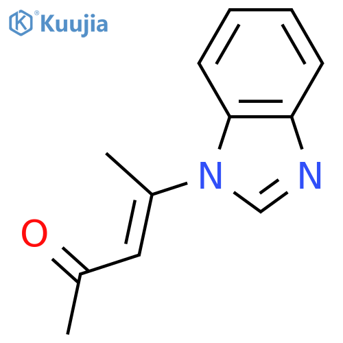 3-Penten-2-one,4-(1H-benzimidazol-1-yl)-, (E)- (9CI) structure