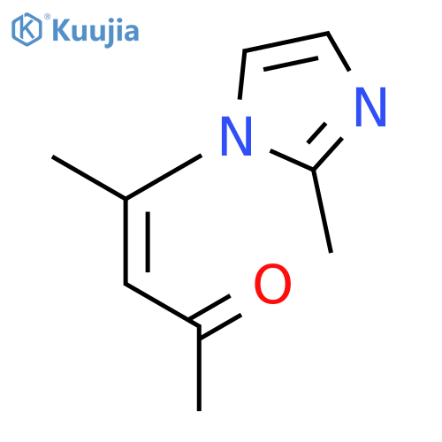 3-Penten-2-one, 4-(2-methyl-1H-imidazol-1-yl)-, (E)- structure