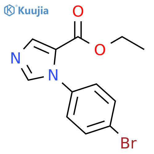 Ethyl 1-(4-Bromophenyl)-1H-imidazole-5-carboxylate structure