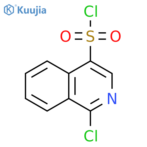 1-chloroisoquinoline-4-sulfonyl chloride structure