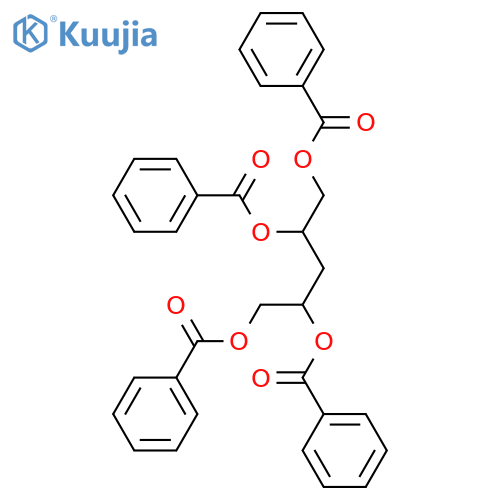 1,2,4,5-Pentanetetrol; (2RS,4SR)-form, Tetrabenzoyl structure