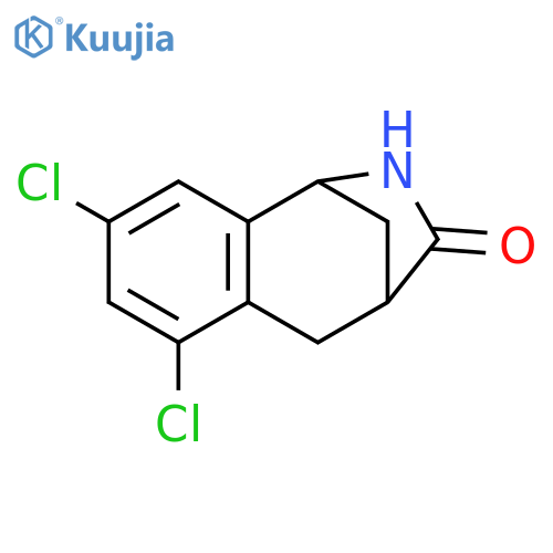 1,4-METHANO-3H-2-BENZAZEPIN-3-ONE, 6,8-DICHLORO-1,2,4,5-TETRAHYDRO- structure