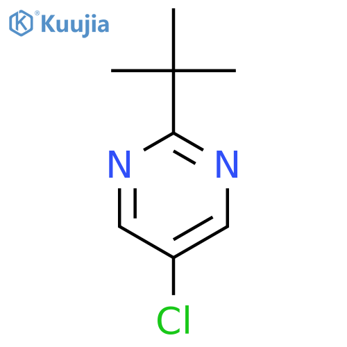 Pyrimidine, 5-chloro-2-(1,1-dimethylethyl)- structure
