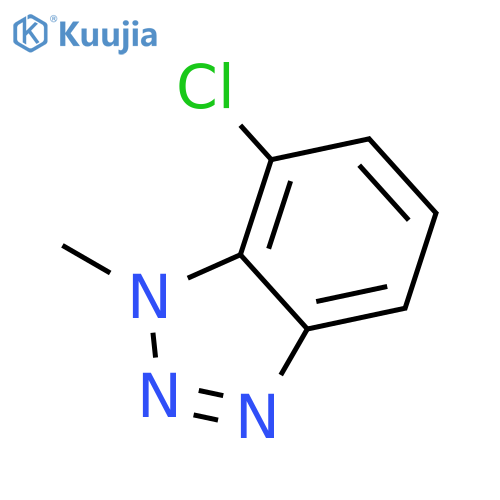 1H-BENZOTRIAZOLE, 7-CHLORO-1-METHYL- structure