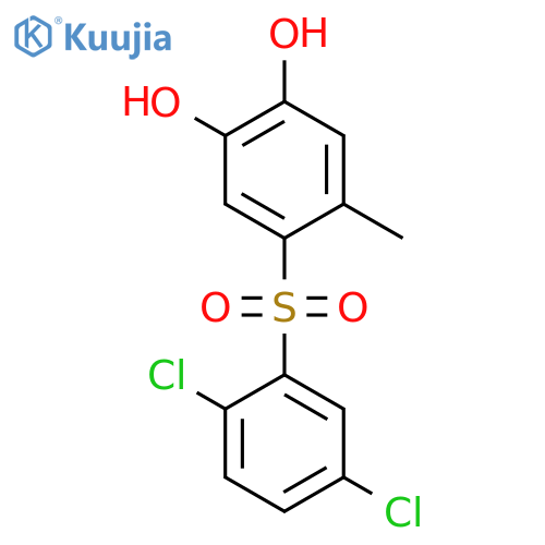 1,2-Benzenediol, 4-[(2,5-dichlorophenyl)sulfonyl]-5-methyl- structure