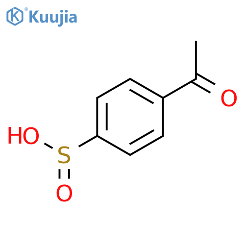 Benzenesulfinic acid, 4-acetyl- structure