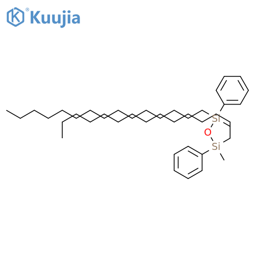 Disiloxane, 1,3-dimethyl-1,3-dipentadecyl-1,3-diphenyl- structure