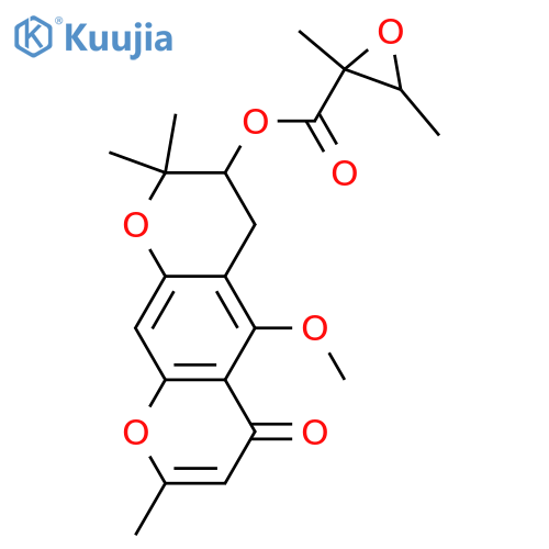 Hamaudol; (R)-form, 5-Me ether, 3-O-(2R*,3R*-epoxy-2-methylbutanoyl) structure
