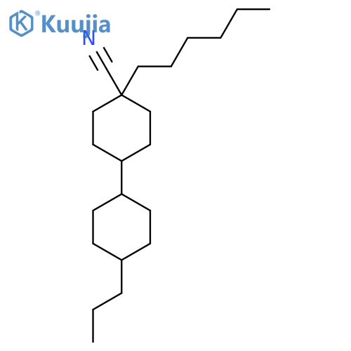 4-Hexyl-4'-propyl-[1,1'-bi(cyclohexane)]-4-carbonitrile structure