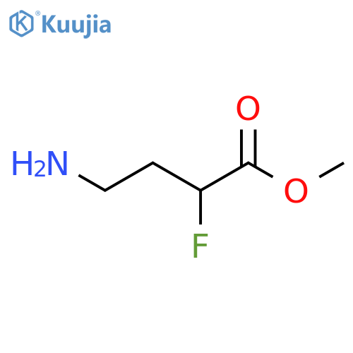 Butanoic acid, 4-amino-2-fluoro-, methyl ester structure